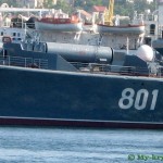Бортовой номер №801 - название «Ладный» - Сторожевой корабль пронет 1135-1135М, в строю с 29.12.1980 изготовлен - ССЗ «Залив» (г. Керчь), 30-я дивизия надводных кораблей