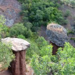 панорамная съемка каменных грибов