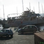 Пирс с яхтами в Бенитсесе benitses-е Беницесе на Корфу