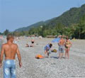 Впечатление от Гагр Абхазия – пляжи фото