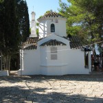 Церковь - мини остров Пондикомиси (Мышиный остров) Корфу Греция