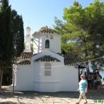 Церковь - мини остров Пондикомиси (Мышиный остров) Корфу Греция
