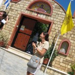 Женский монастырь Параскевы в селе Кинопиастес Корфу Греция фото