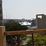 Панорамные виды с балкона номера Марины Плаза обращенных в сторону моря