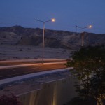 Шоссе идущая вдоль всего побережья в Саудовский аварию
